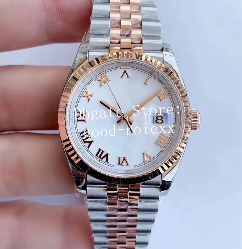 Modern Watches For Men Rose Gold 36mm Watch Automatic Cal.3235 Eta Men's 126231 Flute Bezel 116231 EW 904L Steel Jubilee Bracelet Casual EWF Crystal Wristwatches, Box
Modern Watches For Men Rose Gold 36mm Watch Automatic Cal.3235 Eta Men's 126231 Flute Bezel 116231 EW 904L Steel Jubilee Bracelet Casual EWF Crystal Wristwatches, Box