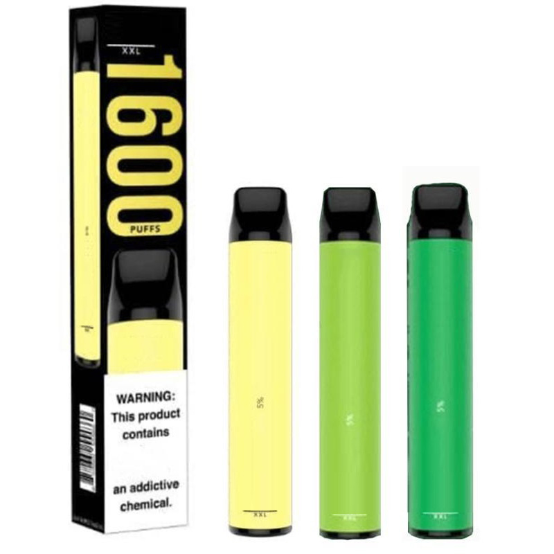 Newest Puff XXL Disposable E cigarettes 1000mAh Battery 6.5ml 1600 puffs Kit High Quality
Newest Puff XXL Disposable E cigarettes 1000mAh Battery 6.5ml 1600 puffs Kit High Quality