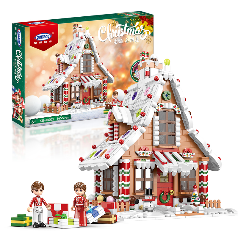 Gingerbread house 2021 XINBAO Building blocks Music box DIY New Year's Birthday Children's Gifts Holiday Spin train Snowman
Gingerbread house 2021 XINBAO Building blocks Music box DIY New Year's Birthday Children's Gifts Holiday Spin train Snowman