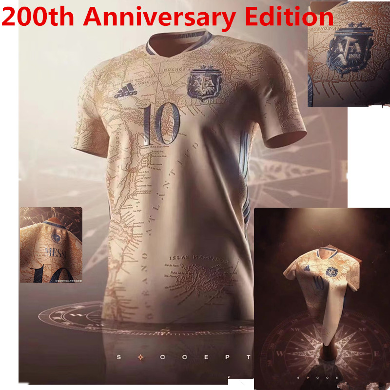 2021 2022 adult GENTINA CONCT soccer jersey Maradona special badge golden elements 10 Messi football shirt 999, 200th anniversary edition
2021 2022 adult GENTINA CONCT soccer jersey Maradona special badge golden elements 10 Messi football shirt 999, 200th anniversary edition