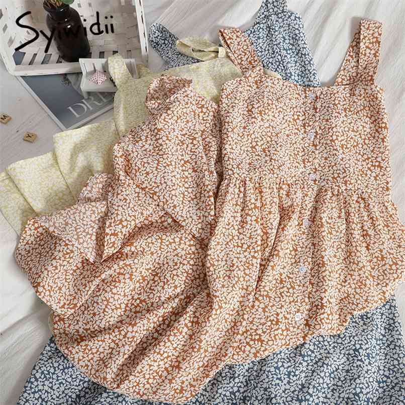 Floral Print High Waist Adjustable Camis Dresses Women Breasted Sleeveless A-line Spring Korean Fashion Clothing 210607, Black
Floral Print High Waist Adjustable Camis Dresses Women Breasted Sleeveless A-line Spring Korean Fashion Clothing 210607, Black
