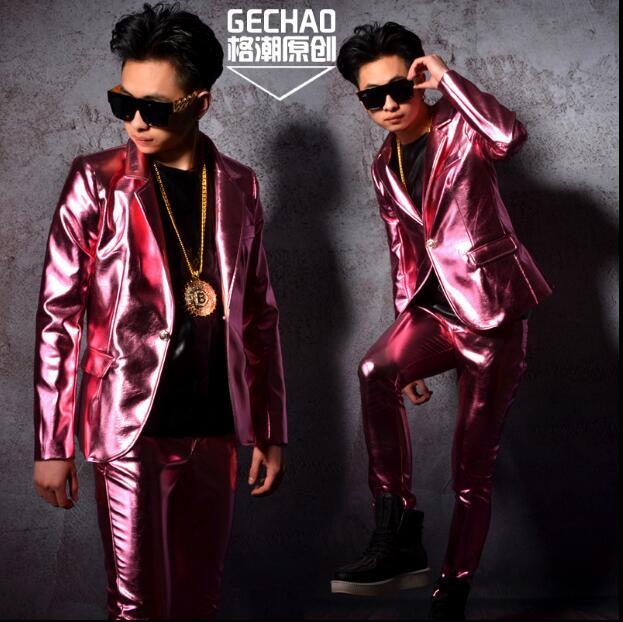 Men' Suits & Blazers Fashion Jacket Coats The Pink Pearl PU Suit Colorful Game England Hairdresser Bar Disco Singer DJ Men -4xl, Pants
Men' Suits & Blazers Fashion Jacket Coats The Pink Pearl PU Suit Colorful Game England Hairdresser Bar Disco Singer DJ Men -4xl, Pants