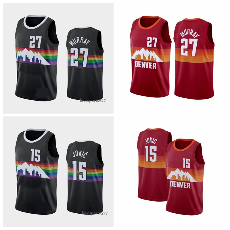 Denver Nuggets Basketball Jerseys 15 Nikola Jokic jersey 27 Jamal Murray 2021 City Edition short 0506, Black;red
Denver Nuggets Basketball Jerseys 15 Nikola Jokic jersey 27 Jamal Murray 2021 City Edition short 0506, Black;red