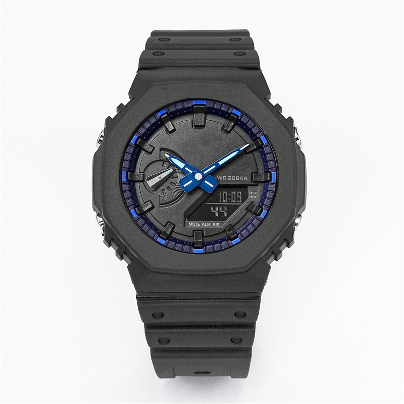 Leisure Sports Quartz Digital 2100 Men's Watch LED Display Waterproof World Time High Version New Colors
Leisure Sports Quartz Digital 2100 Men's Watch LED Display Waterproof World Time High Version New Colors
