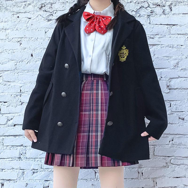 Clothing Sets Small Japanese Fashion JK Preppy Style Suit Woolen Coat Women's Autumn And Winter Loose All-Match Mid-Length Overcoat, White
Clothing Sets Small Japanese Fashion JK Preppy Style Suit Woolen Coat Women's Autumn And Winter Loose All-Match Mid-Length Overcoat, White