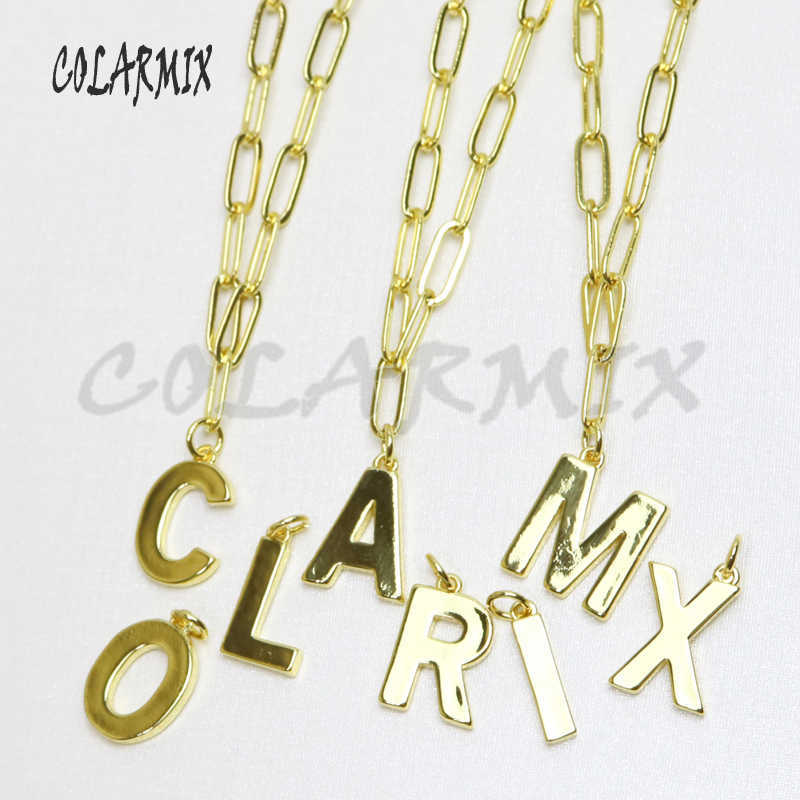 Fashion letters necklace 26 alphabets jewelry Luxury jewelry accessories for women Link new design link chain high quality 90585 X0707
Fashion letters necklace 26 alphabets jewelry Luxury jewelry accessories for women Link new design link chain high quality 90585 X0707