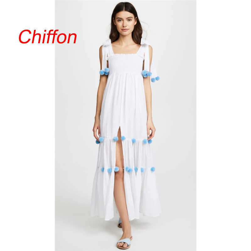 Maxi Dress Women Summer Beach Ladies Clothing Casual Bohemia A-line Long Dresses Strapless Spaghetti Strap Dress Vacation 210630