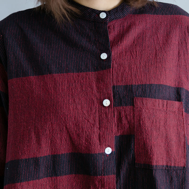 Women Blouse Shirts Long Sleeve Cotton Top Striped Casual Lady Loose Clothing Plus Size Blusas Feminina A360 210512