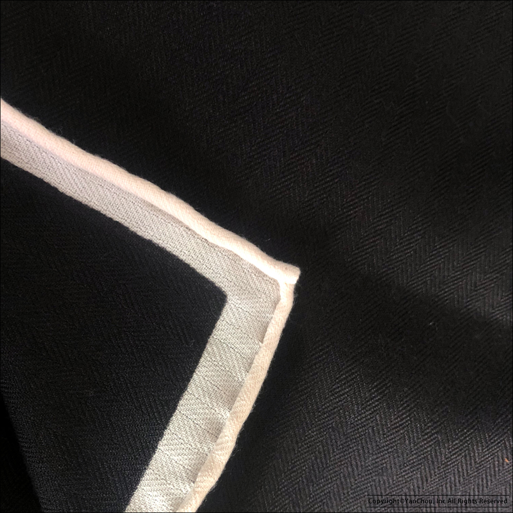 30% Silk 70% Cashmere Shawl Scarfs Designer Large Silk Scarf Hand Rolled Edges Scarf Stole Women Winter Black Blanket