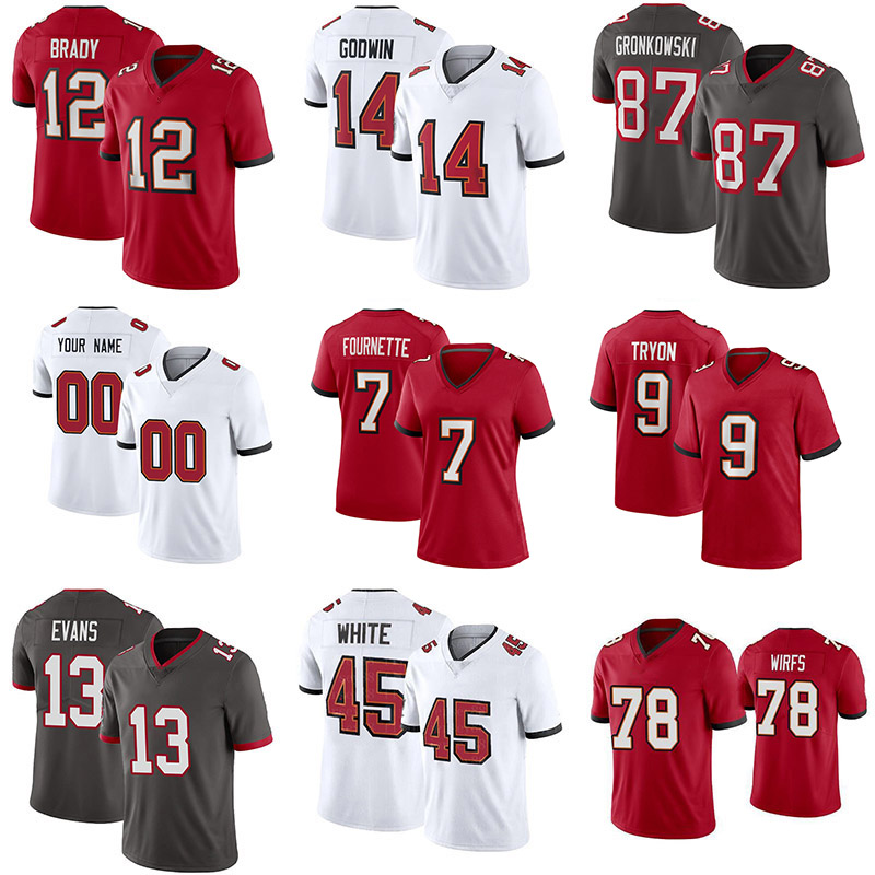 12 Tom Brady 13 Mike Evans 7 Leonard Fournette Custom Football Jerseys 45 Devin White 2 Kyle Trask 9 Joe Tryon 87 Rob Gronkowski Antonio Brown Lavonte David Chris Godwin, Mens
12 Tom Brady 13 Mike Evans 7 Leonard Fournette Custom Football Jerseys 45 Devin White 2 Kyle Trask 9 Joe Tryon 87 Rob Gronkowski Antonio Brown Lavonte David Chris Godwin, Mens