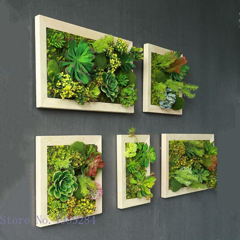 Decorative Objects & Figurines Imitation Plants Po Frame Wall Hanging Handmade Succulent Background Green Home Decoration
Decorative Objects & Figurines Imitation Plants Po Frame Wall Hanging Handmade Succulent Background Green Home Decoration