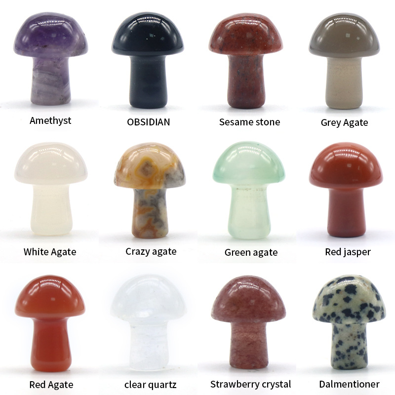Loose gemstones crafts Mushroom Chakra 2cm Stones Natural Healing Crystals Agate Quartz Balancing Reiki Yoga Flower Pot Fish Tank Decoration
Loose gemstones crafts Mushroom Chakra 2cm Stones Natural Healing Crystals Agate Quartz Balancing Reiki Yoga Flower Pot Fish Tank Decoration