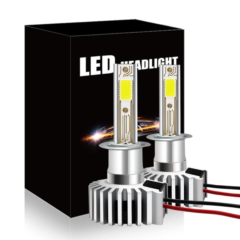Car Headlights 2Pcs H1 LED Slim Headlight Bulb Light Lamp 60W 12000LM 12V 24V H3 Mini Fits Our 2.5 Inch HID Projector Lens
Car Headlights 2Pcs H1 LED Slim Headlight Bulb Light Lamp 60W 12000LM 12V 24V H3 Mini Fits Our 2.5 Inch HID Projector Lens