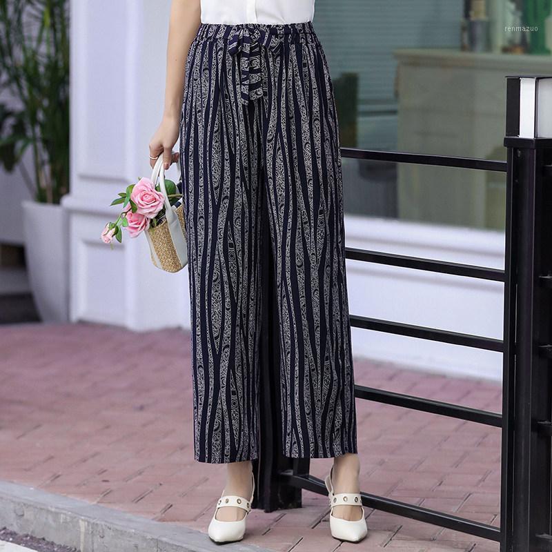 Women's Pants & Capris Leg Women Plus Wide Size XL-5XL High Waist Female Summer 2010 Belt Bow Tied Print Bohemian Straight Trousers, Black;white
Women's Pants & Capris Leg Women Plus Wide Size XL-5XL High Waist Female Summer 2010 Belt Bow Tied Print Bohemian Straight Trousers, Black;white