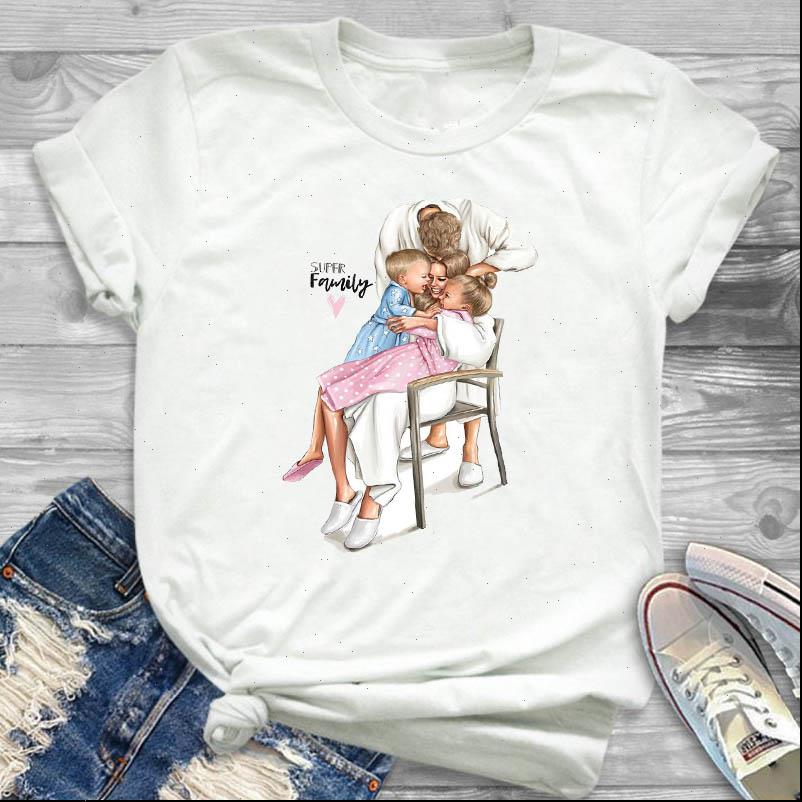 super family father mom love womens t shirts mother cartoon sumer graphic printed top, White
super family father mom love womens t shirts mother cartoon sumer graphic printed top, White