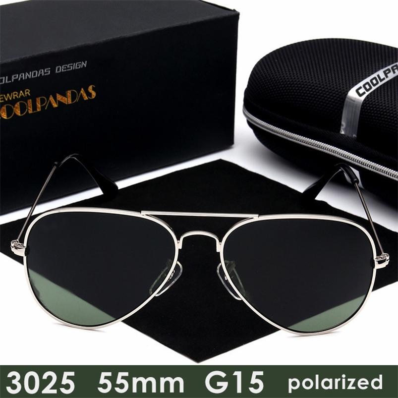 Brand Designer G15 Men Women HD Polarized Sunglasses Aviation Rays Sun glasses For Male 3025 55mm Gafas de sol UV400 220302
Brand Designer G15 Men Women HD Polarized Sunglasses Aviation Rays Sun glasses For Male 3025 55mm Gafas de sol UV400 220302