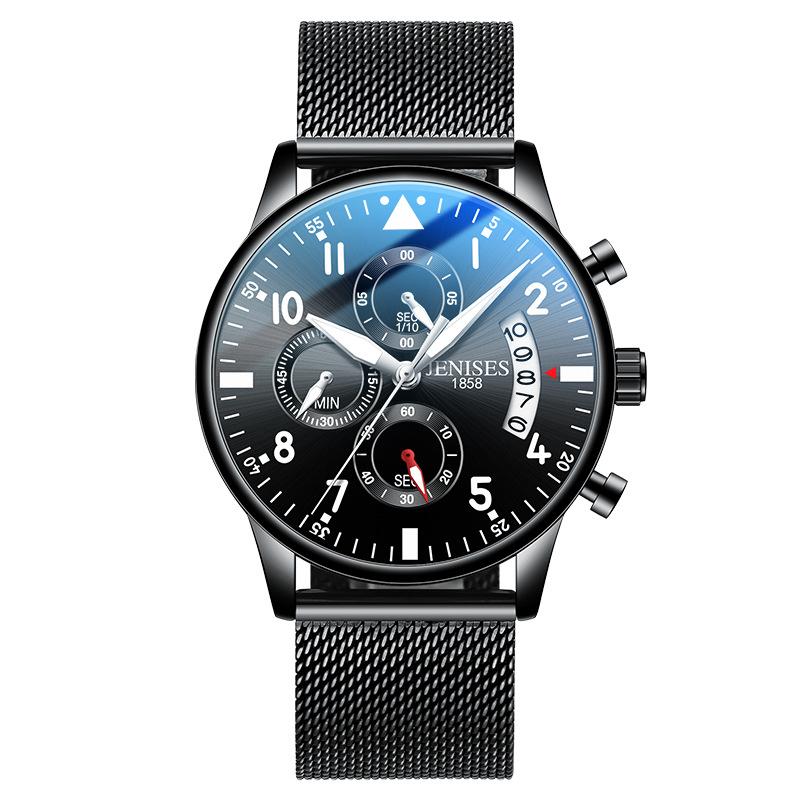 Chronograph Auto Date Men's Sports Watches Top Brand Fashion Military Quartz Wrist Leather Strap Luminous Waterproof Wristwatches
Chronograph Auto Date Men's Sports Watches Top Brand Fashion Military Quartz Wrist Leather Strap Luminous Waterproof Wristwatches