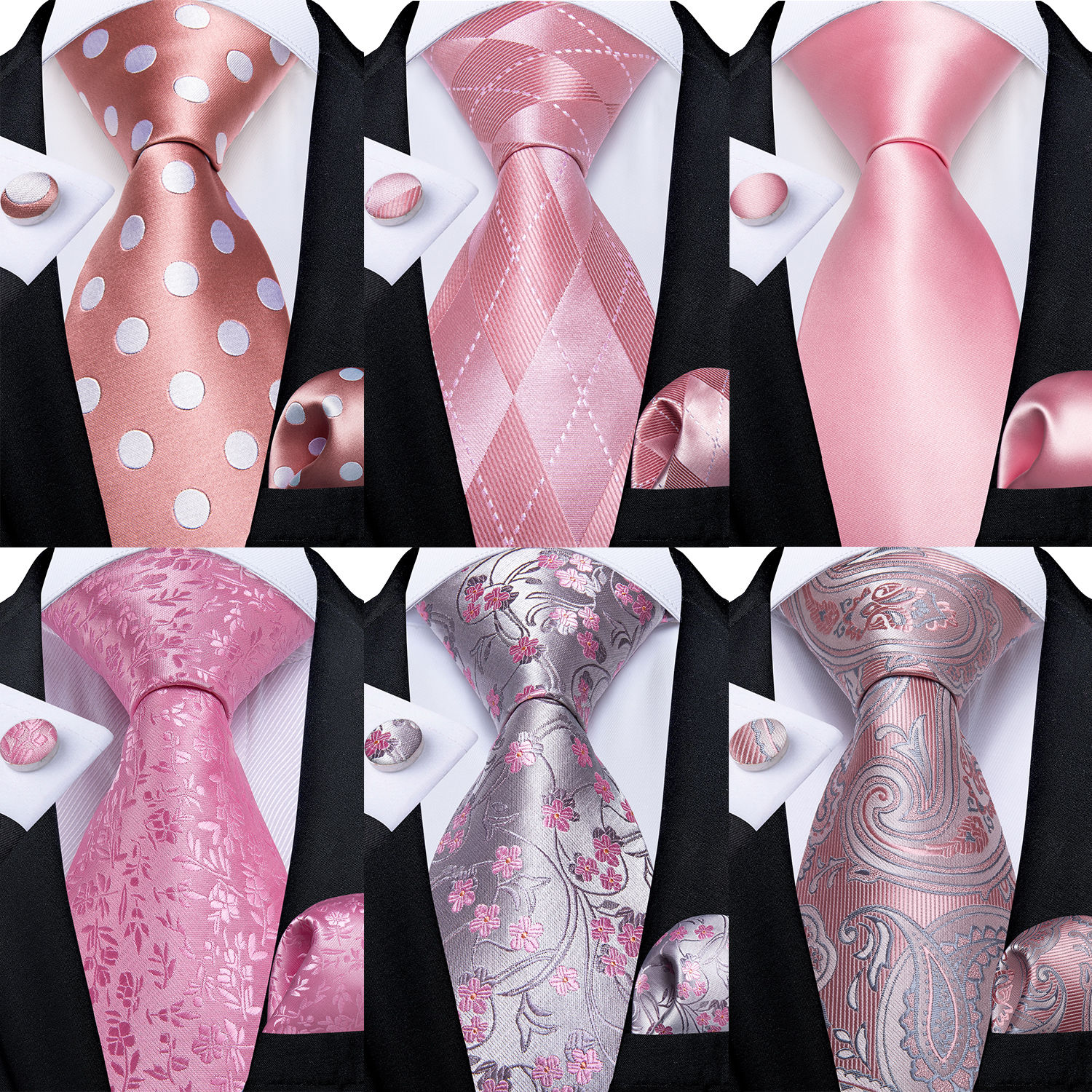 Neck ties cravat Dot Plaid Paisley Flowers Pink Ties For Men 100% Silk Wedding Party Handkerchief Buttons Poison Das Dibangu 0721
Neck ties cravat Dot Plaid Paisley Flowers Pink Ties For Men 100% Silk Wedding Party Handkerchief Buttons Poison Das Dibangu 0721