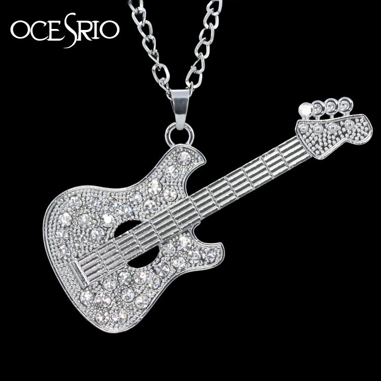 Punk Silver Color Guitar Men Long Chain Necklace Women Collier Accessories Gold Jewelry Nke-h58 Pendant Necklaces
Punk Silver Color Guitar Men Long Chain Necklace Women Collier Accessories Gold Jewelry Nke-h58 Pendant Necklaces
