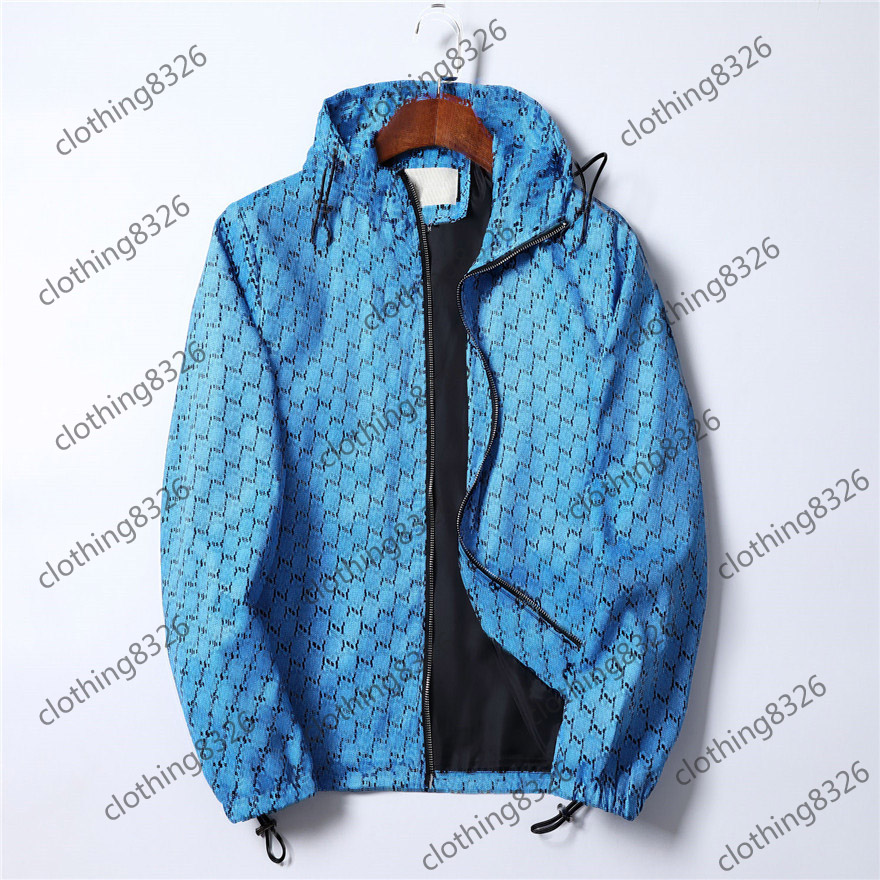 2021 hot Men Spring Autumn Windrunner jacket Thin Hooded Coat,Men sports windbreaker jacket explosion Casual Jacket Slim