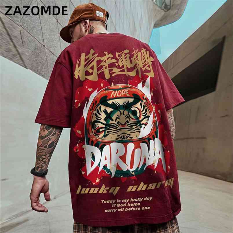 Men's T-Shirts Chinese Style Lucky Printed Short Sleeve Tshirts Summer Hip Hop Casual Cotton Tops Tees Streetwear 210721, G41bai
Men's T-Shirts Chinese Style Lucky Printed Short Sleeve Tshirts Summer Hip Hop Casual Cotton Tops Tees Streetwear 210721, G41bai