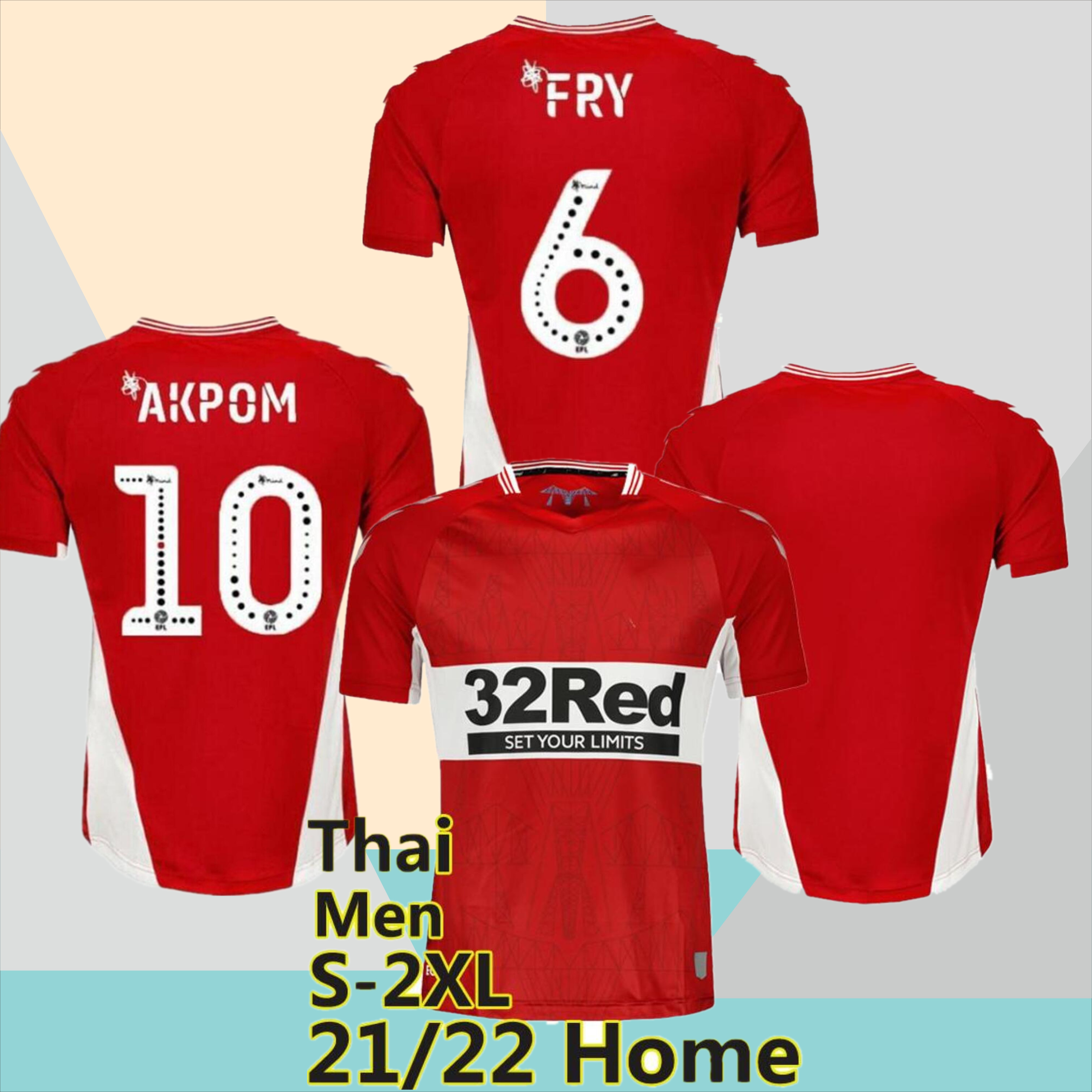 2021 2022 MIDDLESBROUGH soccer jerseys Ashley Michael Fletcher FLINT WING ASSOMBALONGA AKPOM 21/22 home red football shirts Men+kids, Black;yellow
2021 2022 MIDDLESBROUGH soccer jerseys Ashley Michael Fletcher FLINT WING ASSOMBALONGA AKPOM 21/22 home red football shirts Men+kids, Black;yellow