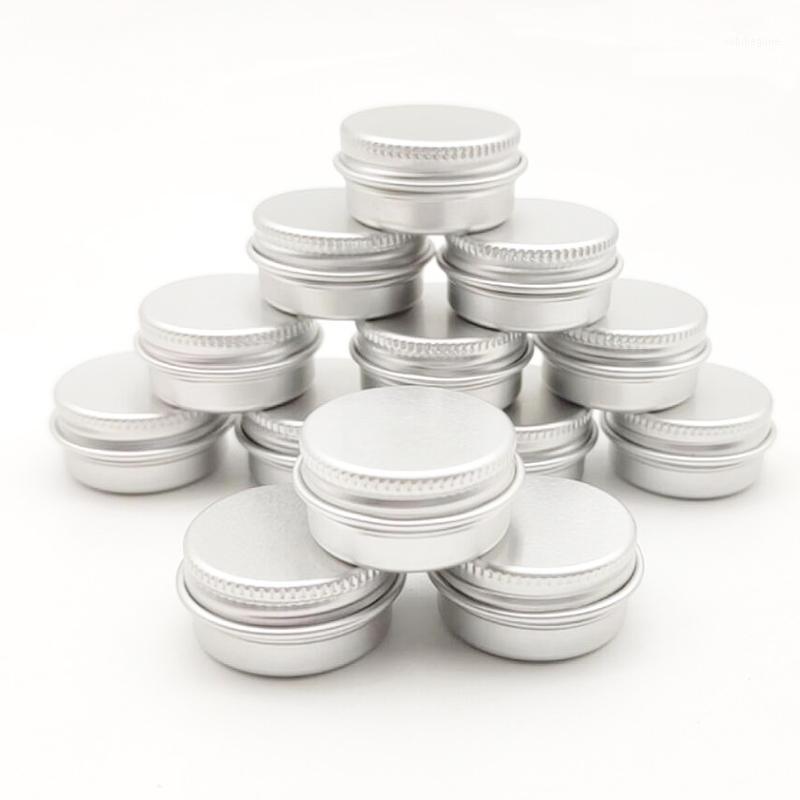 Storage Bottles & Jars 100pcs 5g 10g Aluminum Round Empty Refillable Tin Box Silver Cream Jar Pot Case Screw Thread Lid Lip Contai
Storage Bottles & Jars 100pcs 5g 10g Aluminum Round Empty Refillable Tin Box Silver Cream Jar Pot Case Screw Thread Lid Lip Contai