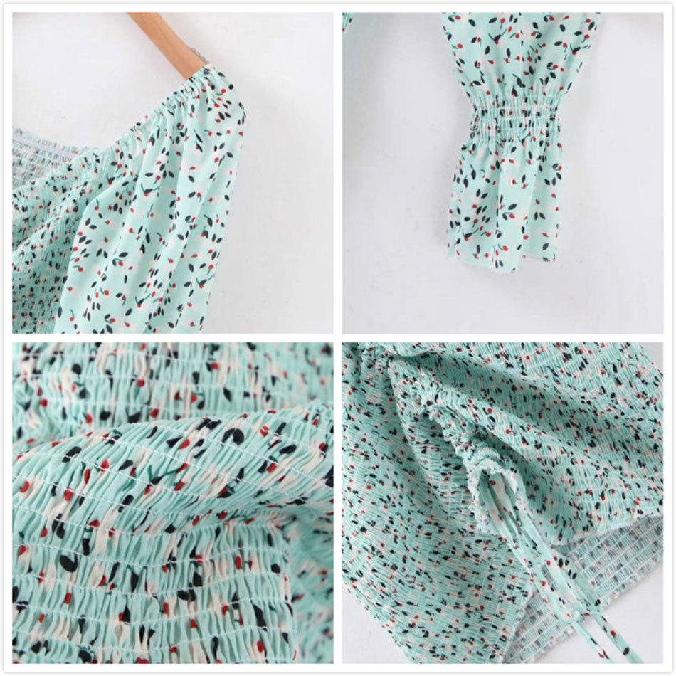 Package Hips Dot Print Dress Women Long sleeve Lacing up Elastic Ruched Mid Party Dresses Elegant Bodycon Vestidos 210524