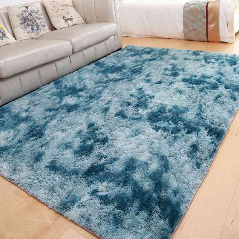 Nordic simple tie dyed variegated gradient living room bedroom study plush carpet floor mat
Nordic simple tie dyed variegated gradient living room bedroom study plush carpet floor mat