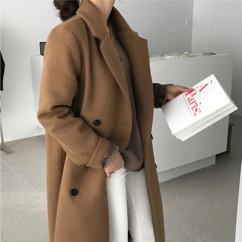 Women' Wool & Blends Office Lady Autumn Winter Long Cashmere Coat Woman Woolen Jacket Overcoat Suit Outwear Casaco Feminino Windbreaker, Black
Women' Wool & Blends Office Lady Autumn Winter Long Cashmere Coat Woman Woolen Jacket Overcoat Suit Outwear Casaco Feminino Windbreaker, Black