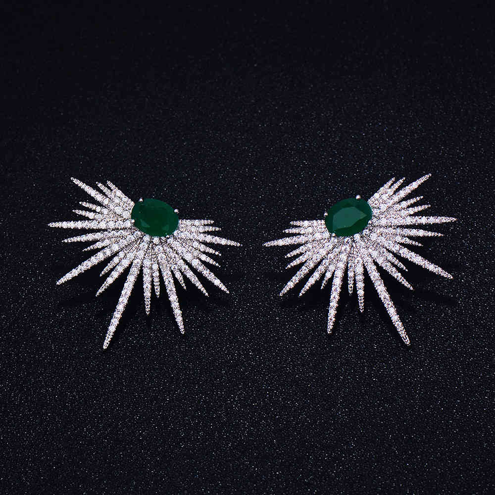GODKI Brand Popular Luxury Crystal Zircon Stud Spark Shape Flower Earrings Fashion Jewelry for women
GODKI Brand Popular Luxury Crystal Zircon Stud Spark Shape Flower Earrings Fashion Jewelry for women