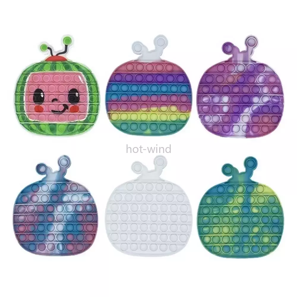 17*20CM Cocomelon Print Fidgte Toys Kids Chidlren Christmas Gift Giant Large Cartoon Push Bubble Poppers Board Finger Popping Puzzle Anti Anxiety Poo Its EE
17*20CM Cocomelon Print Fidgte Toys Kids Chidlren Christmas Gift Giant Large Cartoon Push Bubble Poppers Board Finger Popping Puzzle Anti Anxiety Poo Its EE