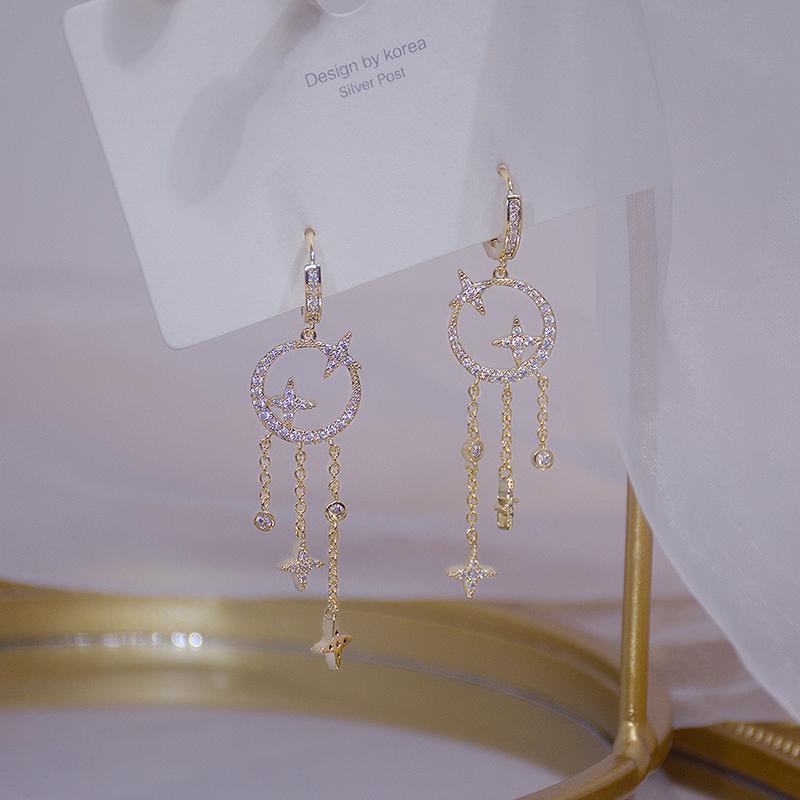 Dangle & Chandelier 14k Real Gold Long Tassel Design Fantasy Women Earring CZ Luxury Drop Wedding Engagement Bridal Jewelry Pendant Gift
Dangle & Chandelier 14k Real Gold Long Tassel Design Fantasy Women Earring CZ Luxury Drop Wedding Engagement Bridal Jewelry Pendant Gift