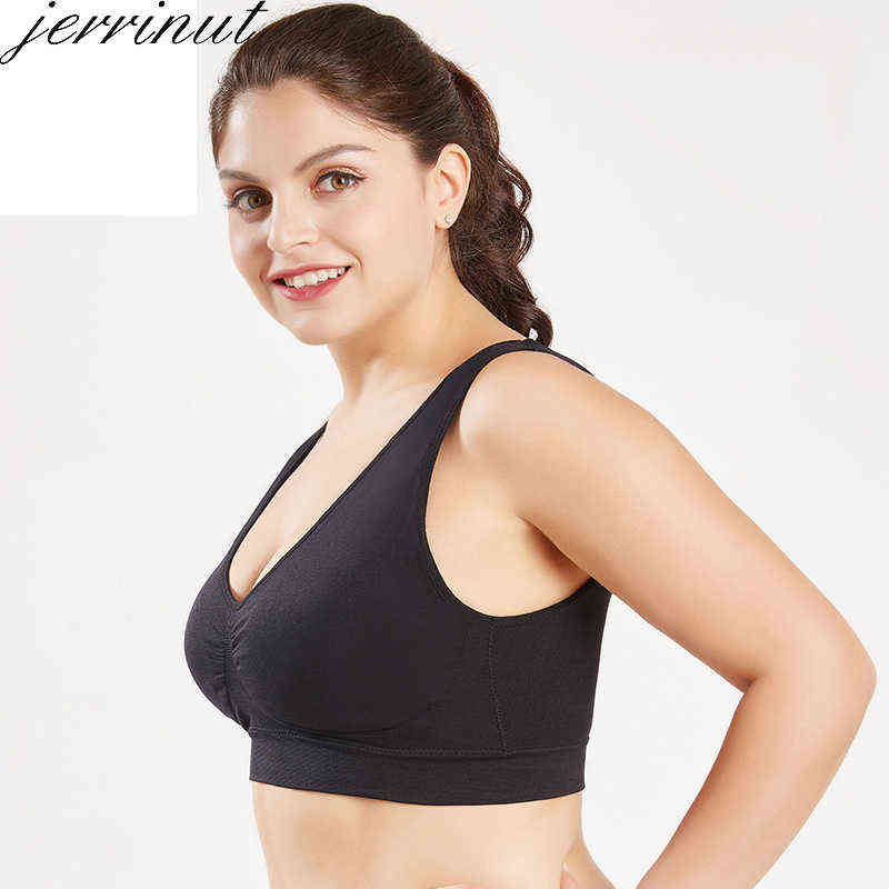 Jerrinut Drop VIP 3PCS/lot Plus Size Bras For Women Seamless Bra Cotton Sports Sleep Active Bralette Women Padded Bra 211217