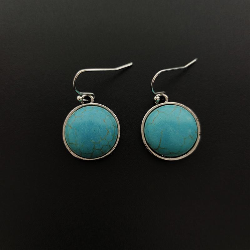 Dangle & Chandelier Boho Natural Turquoises Stone Earrings For Women Wedding Bohemian Jewelry Simple Round Labradorite Pierced France Ear
Dangle & Chandelier Boho Natural Turquoises Stone Earrings For Women Wedding Bohemian Jewelry Simple Round Labradorite Pierced France Ear