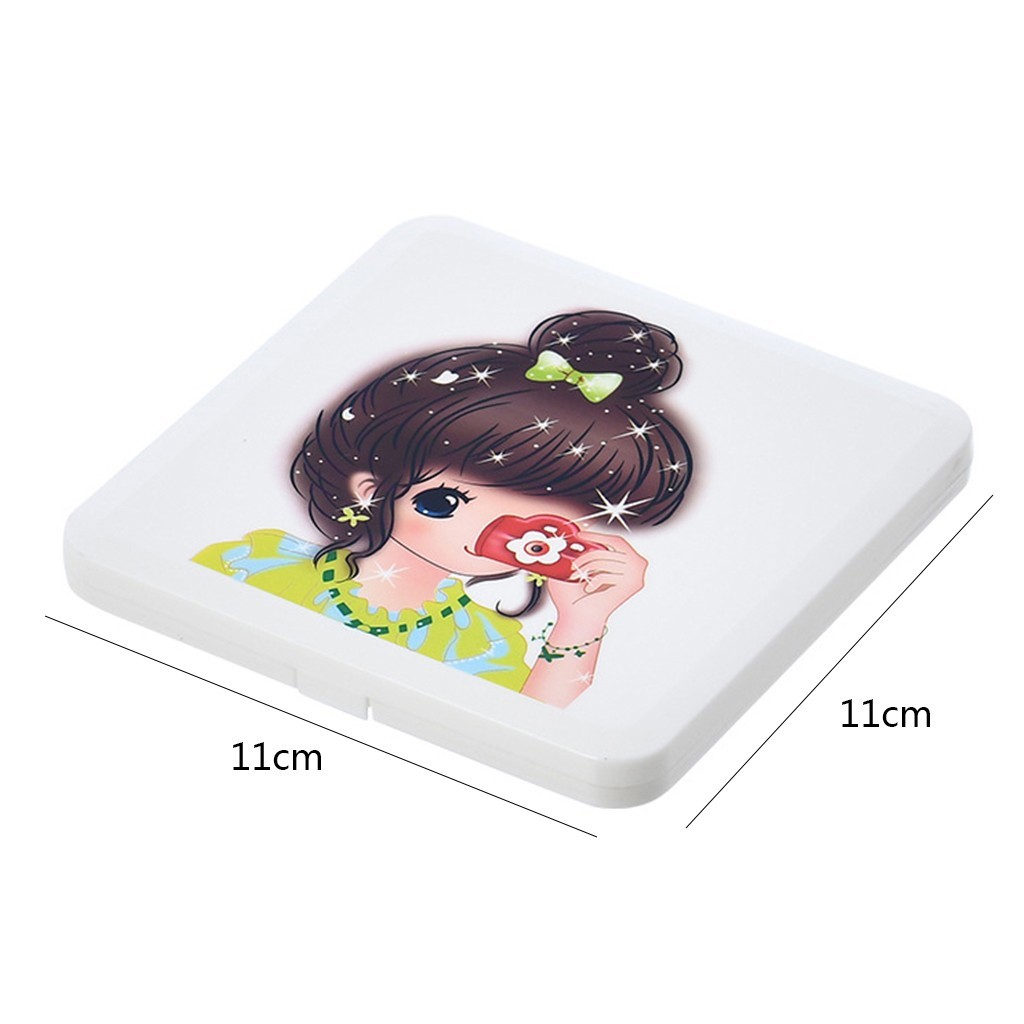 1pc nice dwaterproof proof water flip cover protection mask case storage portable anti-moisture mask holder