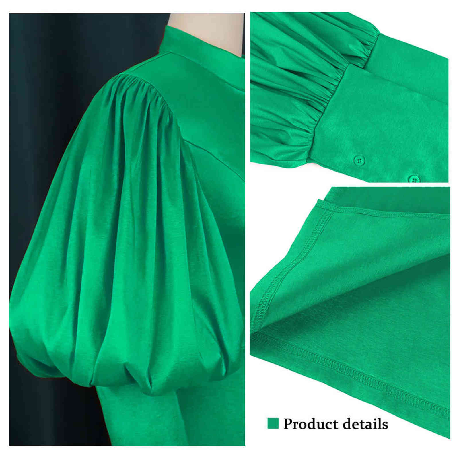 Plus Size 3xl Christmas Party Body con Dress for Women Green High Neck Birthday Elegant Long Puff Sleeve Red Maxi Dresses 211106