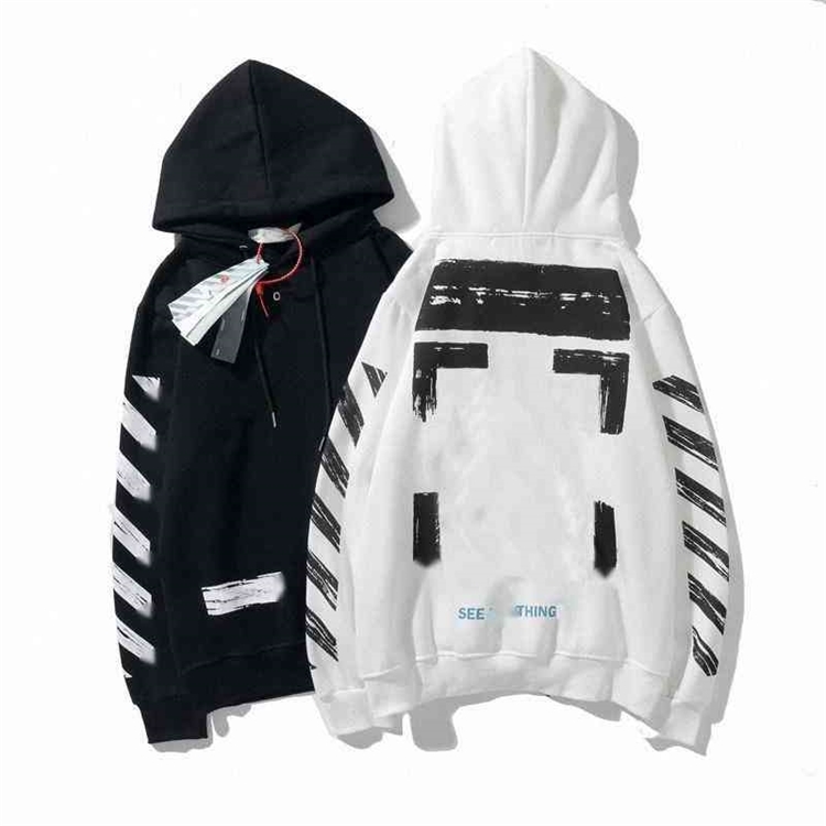 Fashion Autumn Winter Swearshirt Brand Off Arrow Print Black and White Hooded Loose Pullover Luxury Men' Women' Ing x Hoodies, Yellow
Fashion Autumn Winter Swearshirt Brand Off Arrow Print Black and White Hooded Loose Pullover Luxury Men' Women' Ing x Hoodies, Yellow