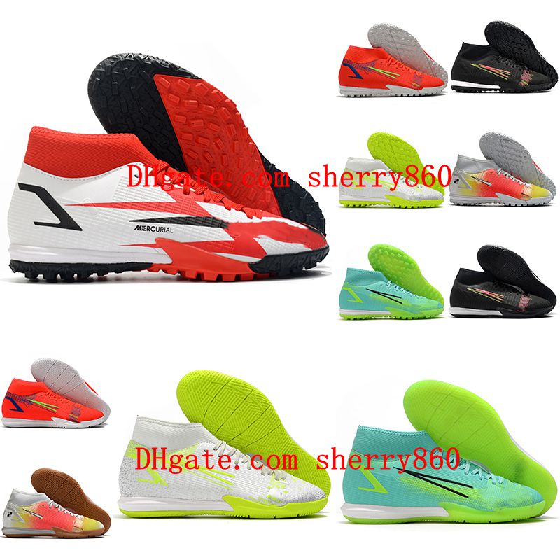 2021 mens soccer shoes Superfly 8 Academy TF Mercurial VIII IC cleats Indoor Turf botas de futbol football boots Cristiano Ronaldo CR7 Training Footwear, As picture 4
2021 mens soccer shoes Superfly 8 Academy TF Mercurial VIII IC cleats Indoor Turf botas de futbol football boots Cristiano Ronaldo CR7 Training Footwear, As picture 4