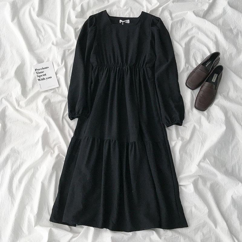 Casual Dresses Dress Women Elastic Elegant Solid Vintage Stylish Harajuku Summer Square Collar A-Line Lady High Waist Loose Chic, Black
Casual Dresses Dress Women Elastic Elegant Solid Vintage Stylish Harajuku Summer Square Collar A-Line Lady High Waist Loose Chic, Black
