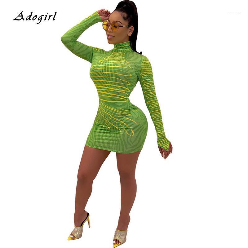 Casual Dresses Sexy Turtleneck Bodycon Mini Dress Elegant Long Sleeve Print Skinny Women Autumn Winter Night Club Party Vestidos, Green dress
Casual Dresses Sexy Turtleneck Bodycon Mini Dress Elegant Long Sleeve Print Skinny Women Autumn Winter Night Club Party Vestidos, Green dress
