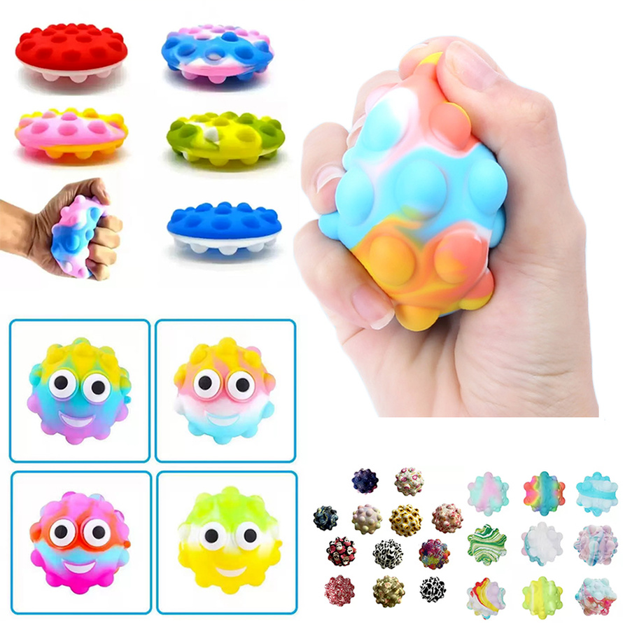 DHL Fidget Toys 3D pop Decompression Ball Luminous Silicone Anti-Stress Sensory Squeeze squishy Pinch Toy Anxiety Relief toy Christmas gift WHT0228
DHL Fidget Toys 3D pop Decompression Ball Luminous Silicone Anti-Stress Sensory Squeeze squishy Pinch Toy Anxiety Relief toy Christmas gift WHT0228