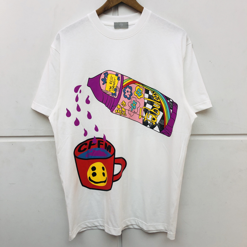 T-shirt Men Women High Quality Foam Printing Tee Tops Black White Colors, White;black
T-shirt Men Women High Quality Foam Printing Tee Tops Black White Colors, White;black