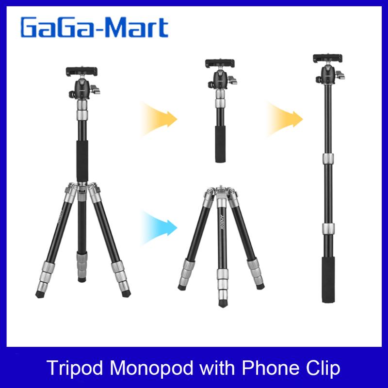 Andoer Q066 Compact Portable Tripod Lightweight Monopod With Phone Clip Quick Release Plate Ball Head Storage Bag Tripods
Andoer Q066 Compact Portable Tripod Lightweight Monopod With Phone Clip Quick Release Plate Ball Head Storage Bag Tripods