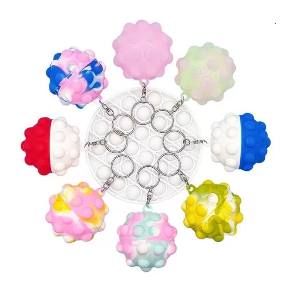 Kids Tie Dye Bubbles Vent Ball Toy Children's Decompression 3D Press Bubble Key Chain Balls Pandents Rainbow Bouncing Gifts Party Favor
Kids Tie Dye Bubbles Vent Ball Toy Children's Decompression 3D Press Bubble Key Chain Balls Pandents Rainbow Bouncing Gifts Party Favor