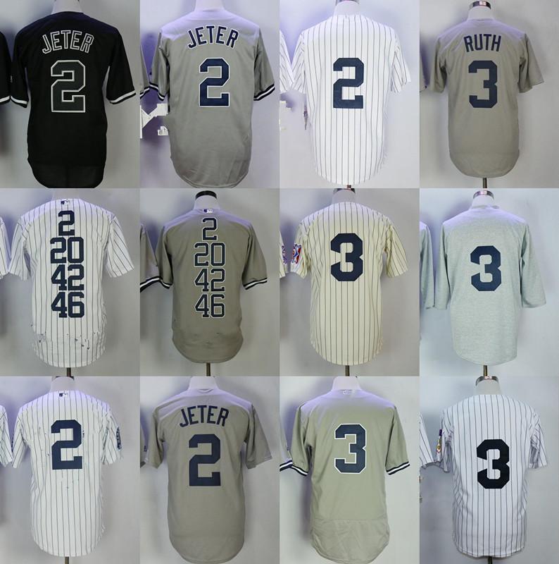 NCAA Custom throwback york Jerseys 3 BABE RUTH 2 DEREK JETER Yan kee baseball jersey 02, Blue;black
NCAA Custom throwback york Jerseys 3 BABE RUTH 2 DEREK JETER Yan kee baseball jersey 02, Blue;black