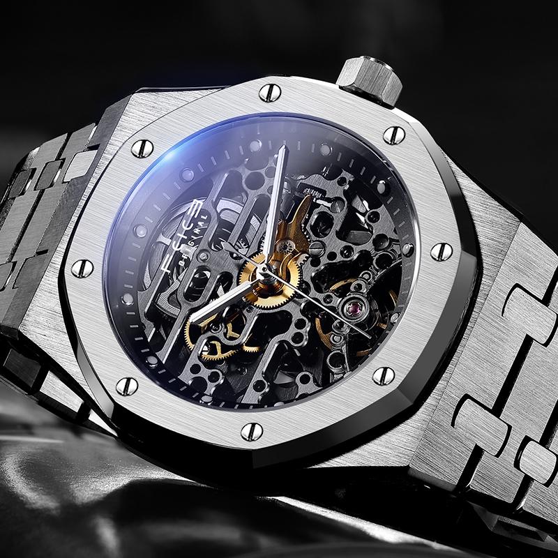 Wristwatches FEICE Stainless Steel Skeleton Automatic Watch For Men Waterproof Analog Luxury Classic Wristwatch Luminous Mechanical Watches, As pic
Wristwatches FEICE Stainless Steel Skeleton Automatic Watch For Men Waterproof Analog Luxury Classic Wristwatch Luminous Mechanical Watches, As pic