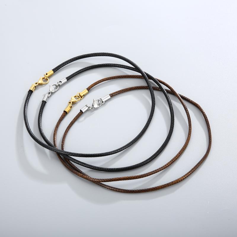 Chokers Ladies Red Leather Chain Necklace Men Hand Waxed Braided Rope Stainless Steel Buckle Pendant Jewelry
Chokers Ladies Red Leather Chain Necklace Men Hand Waxed Braided Rope Stainless Steel Buckle Pendant Jewelry
