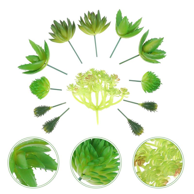 Decorative Flowers & Wreaths 12pcs Artificial Succulents Plants Fake Green Home Office Plant Decor, As shown
Decorative Flowers & Wreaths 12pcs Artificial Succulents Plants Fake Green Home Office Plant Decor, As shown