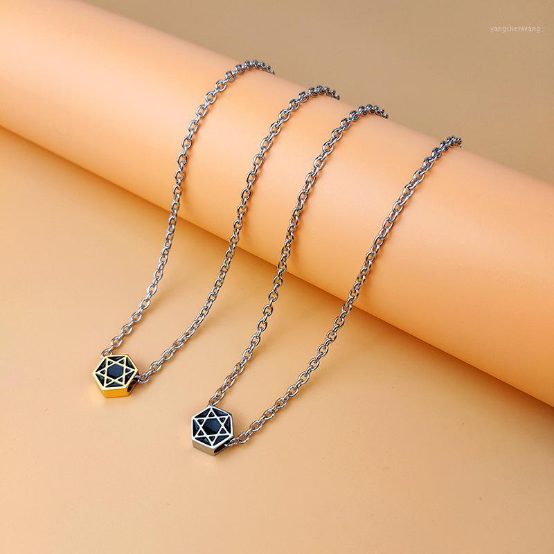 Chains Vintage Lucky Jewish Star Of David Necklace Men Women Stainless Steel Metal Chain Couple For Lovers Jewelry ZR-02
Chains Vintage Lucky Jewish Star Of David Necklace Men Women Stainless Steel Metal Chain Couple For Lovers Jewelry ZR-02